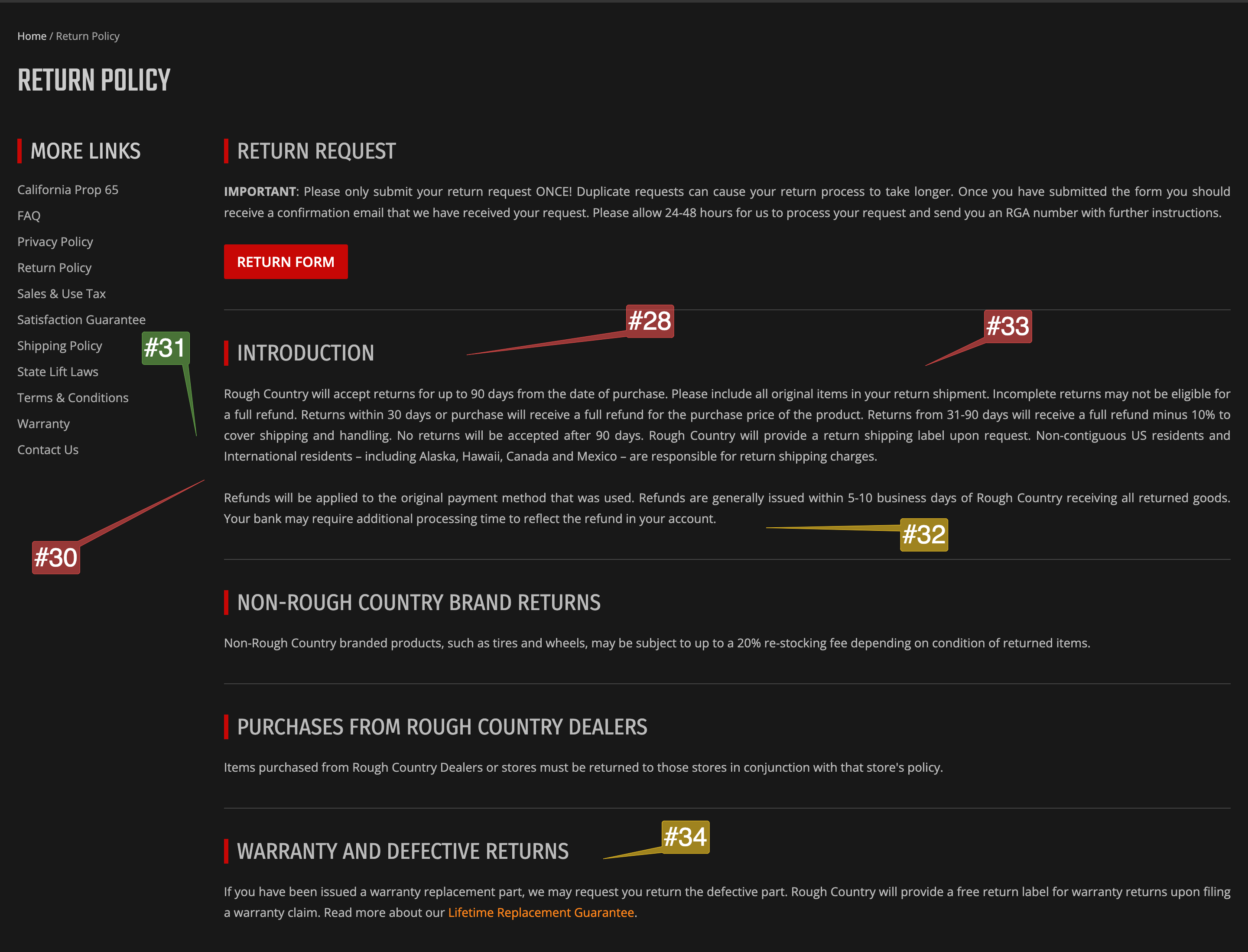 FAQ - Warranty & Returns 