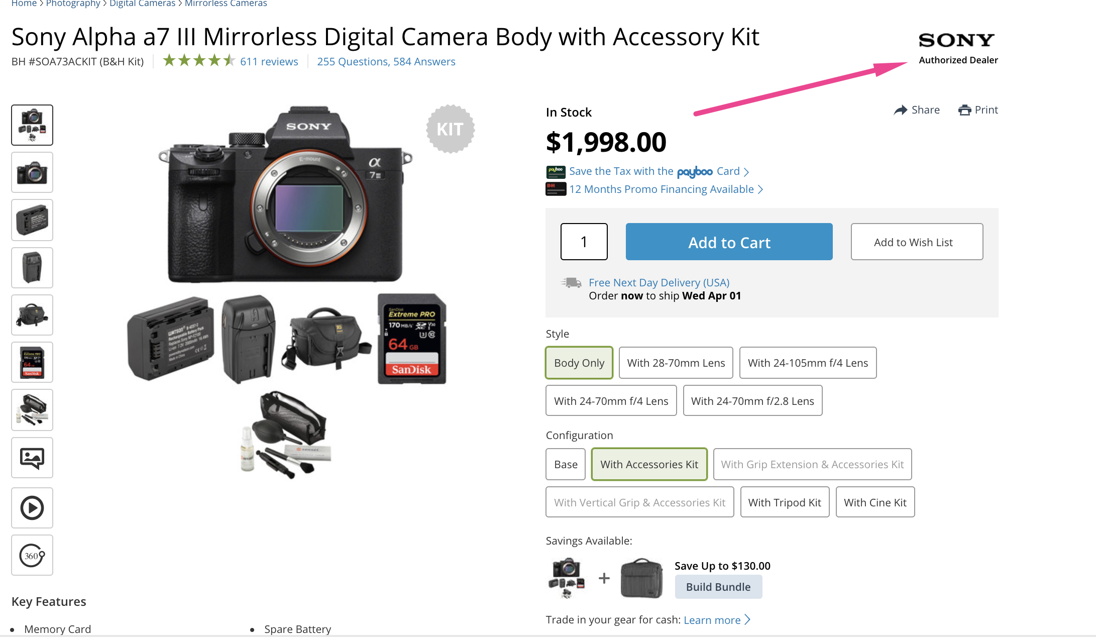 B&H Website Experience Review - WeSupply | Labs