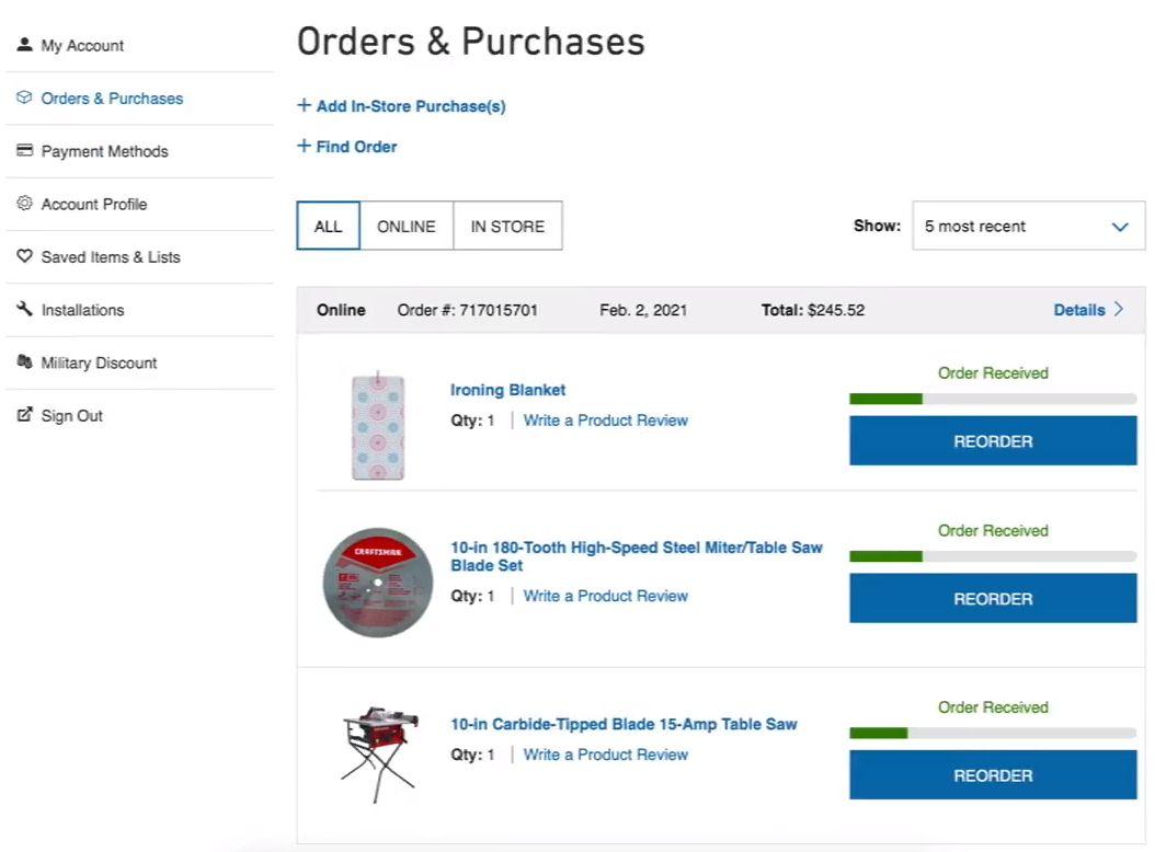 Lowe's UX & Post Purchase Experience Review WeSupply Labs