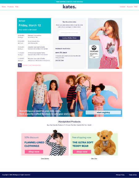 branded_order_tracking_page_kids_store