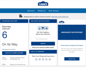 Lowe's UX & Post Purchase Experience Review - WeSupply | Labs