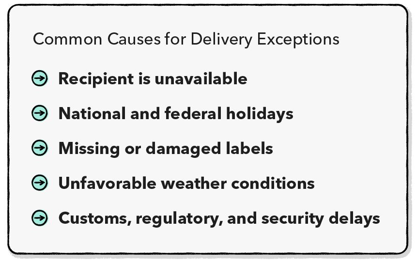 What Is a Delivery Exception and How to Deal With Them Effectively