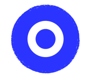 Loop Returns Logo in Scribbled Circle