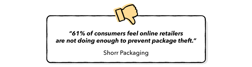 shorr packaging stolen package statistics