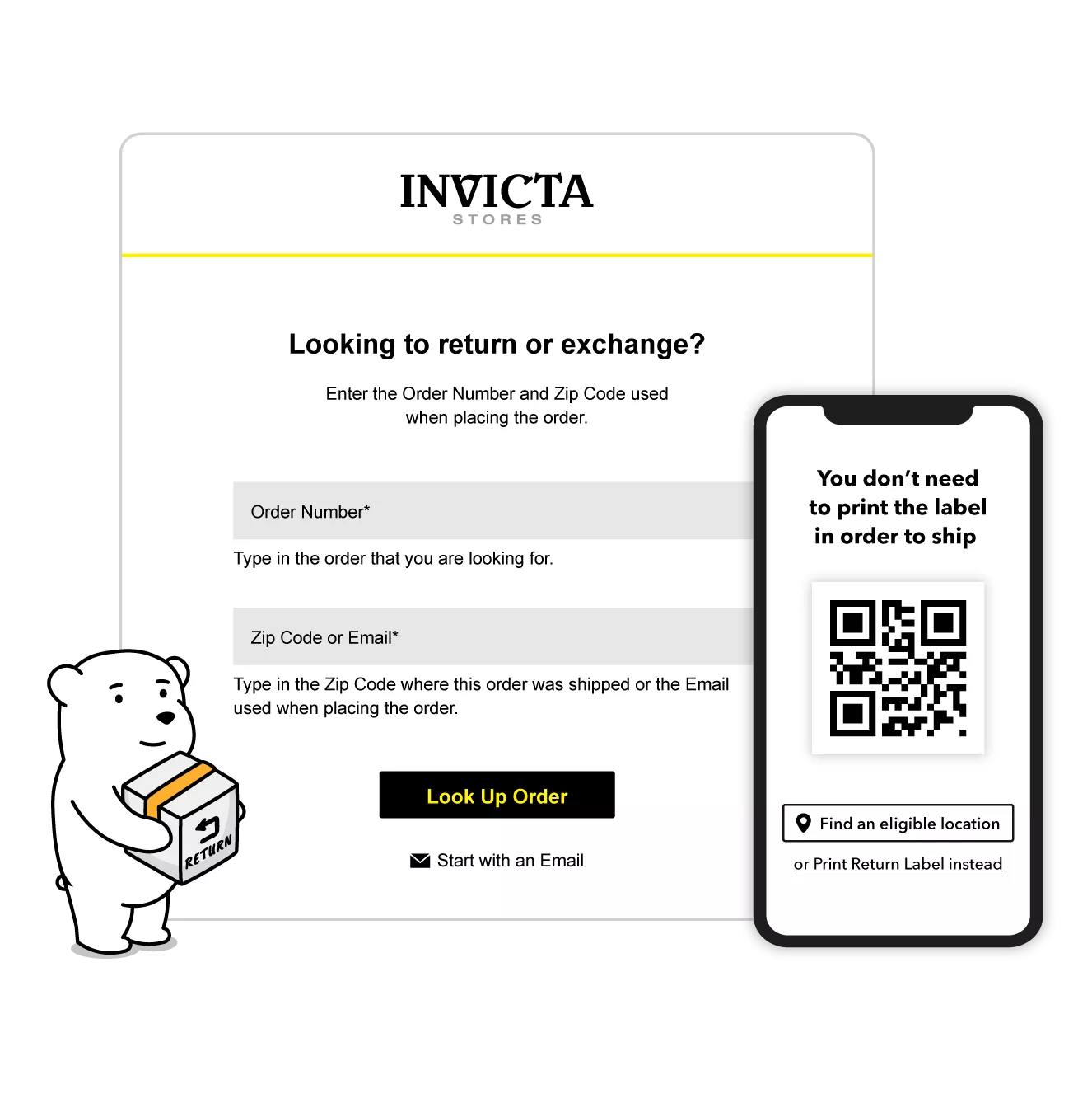 WeSupply Invicta Watches Self Service Returns