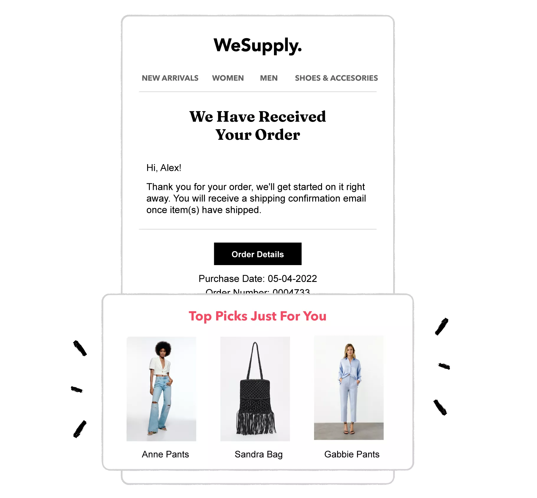 WeSupply proactive notification recommended products