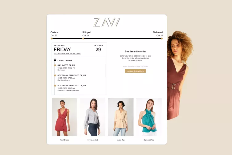 Online Shop ZAVI Streamlined Product Returns & Shipping For Multiple Warehouses