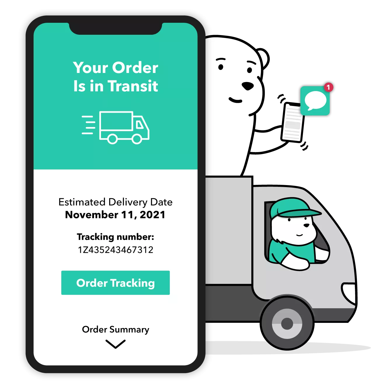 WeSupply order tracking proactive notification mail