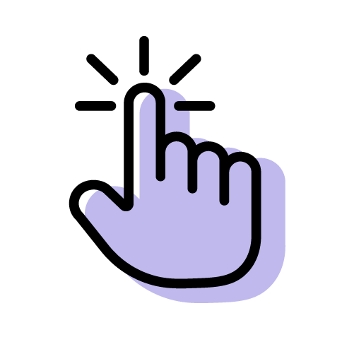 icon tap purple