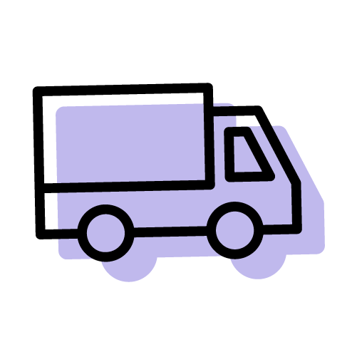 truck icon purple