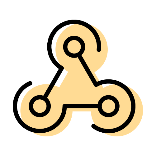 yellow webhook icon