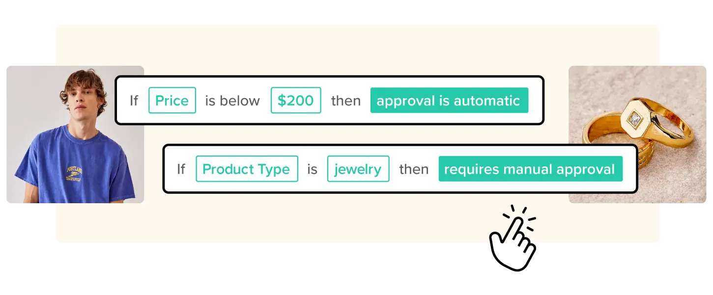 automated or manual approval