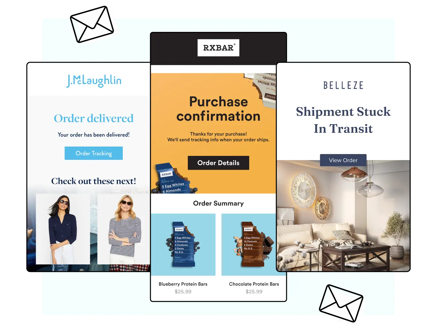Branded Proactive order and shipping notifications