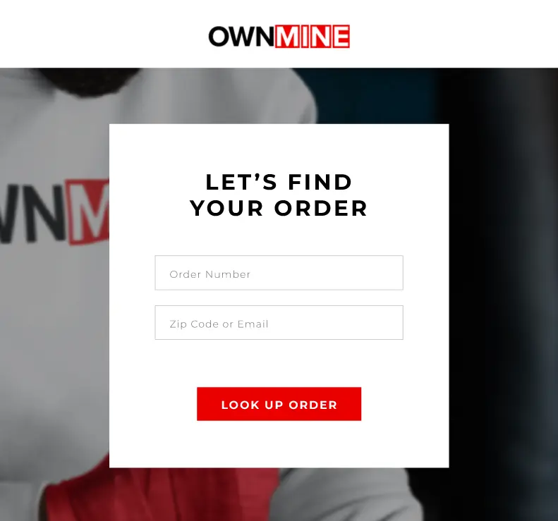 ownmine find order page