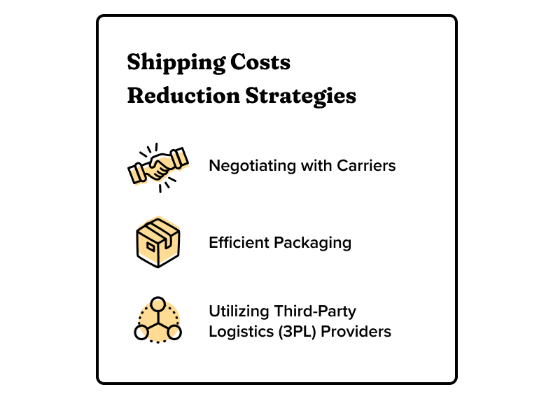 shipping costs reduction strategies