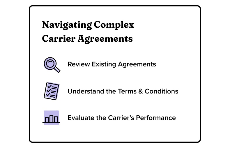 tips for Navigating Complex Carrier Agreements