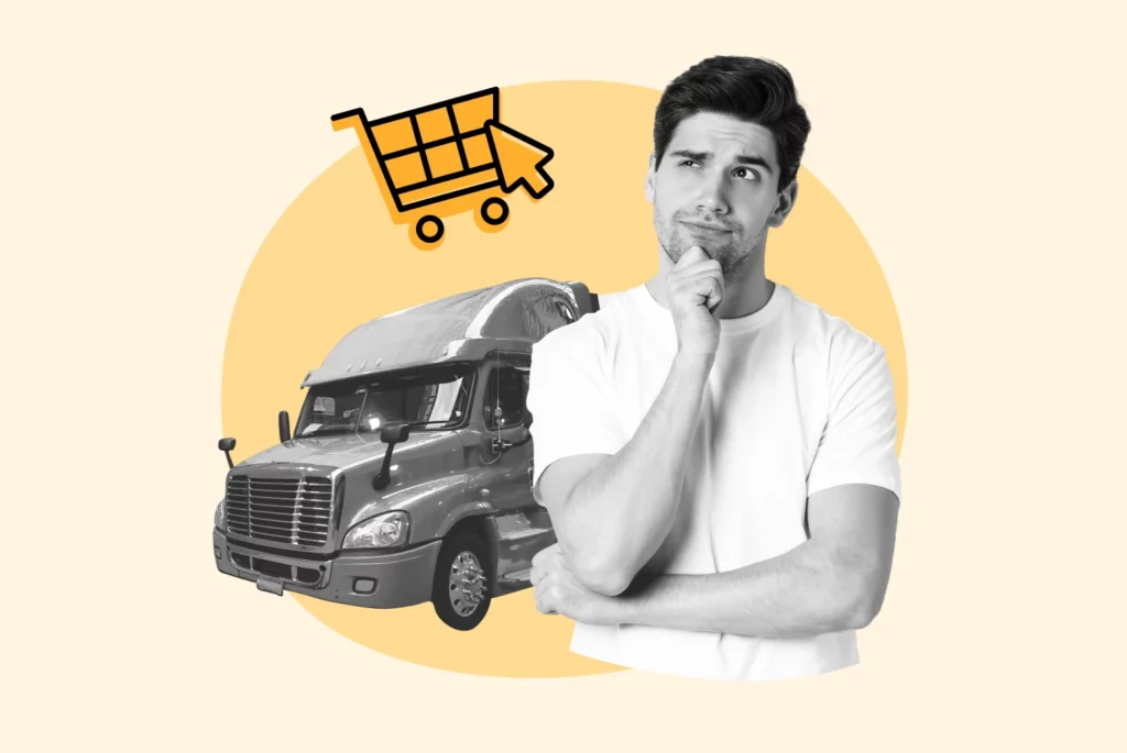 man thinking about backhaul in ecommerce