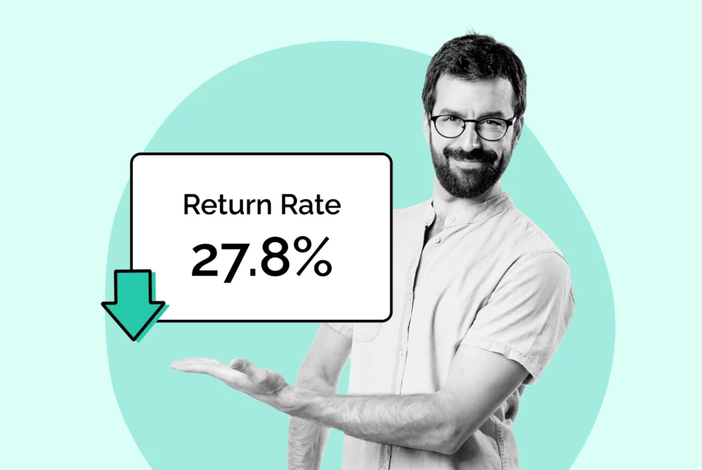 man presenting how to reduce return rate