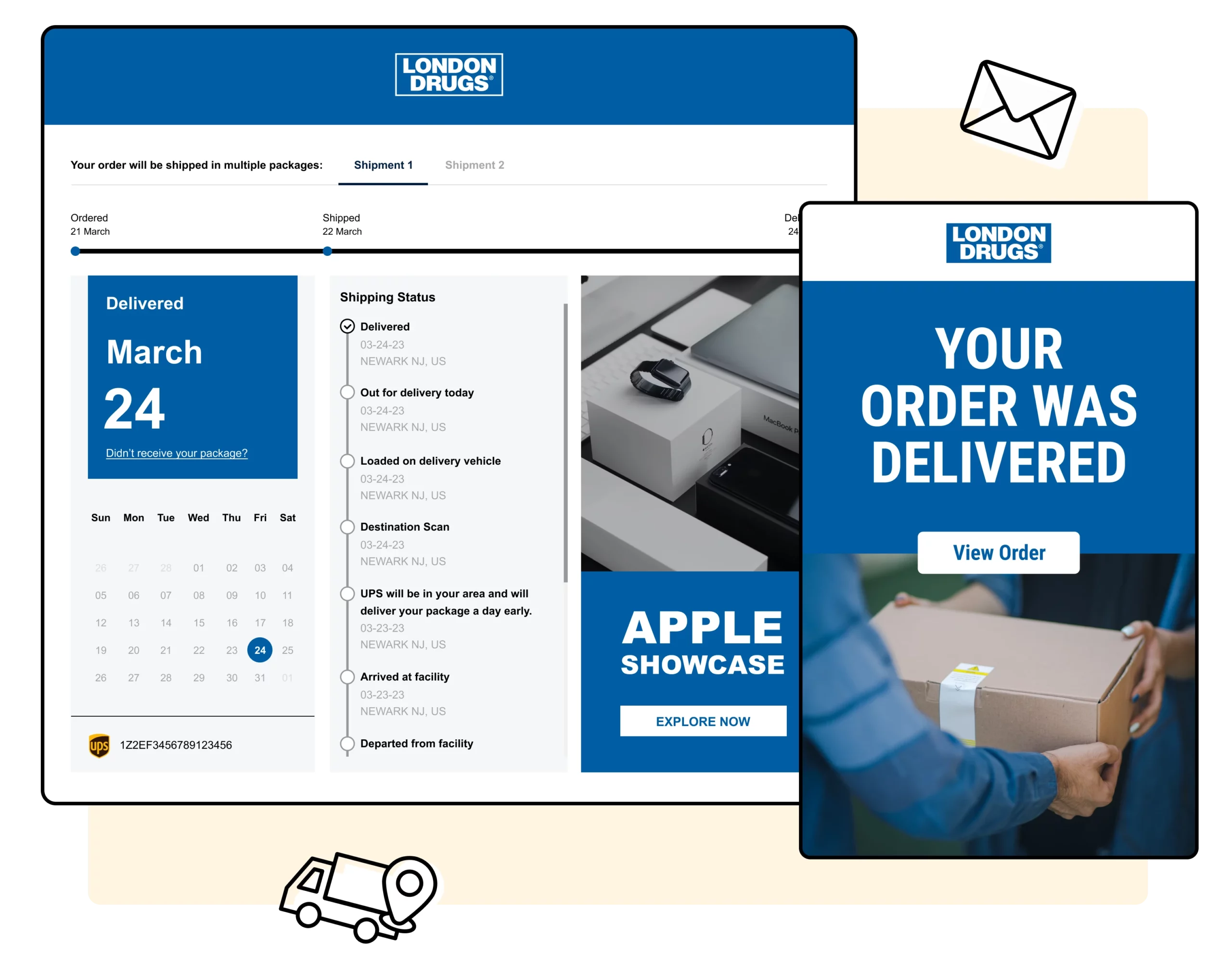 WeSupply order tracking and proactive shipping notifications - London Drugs