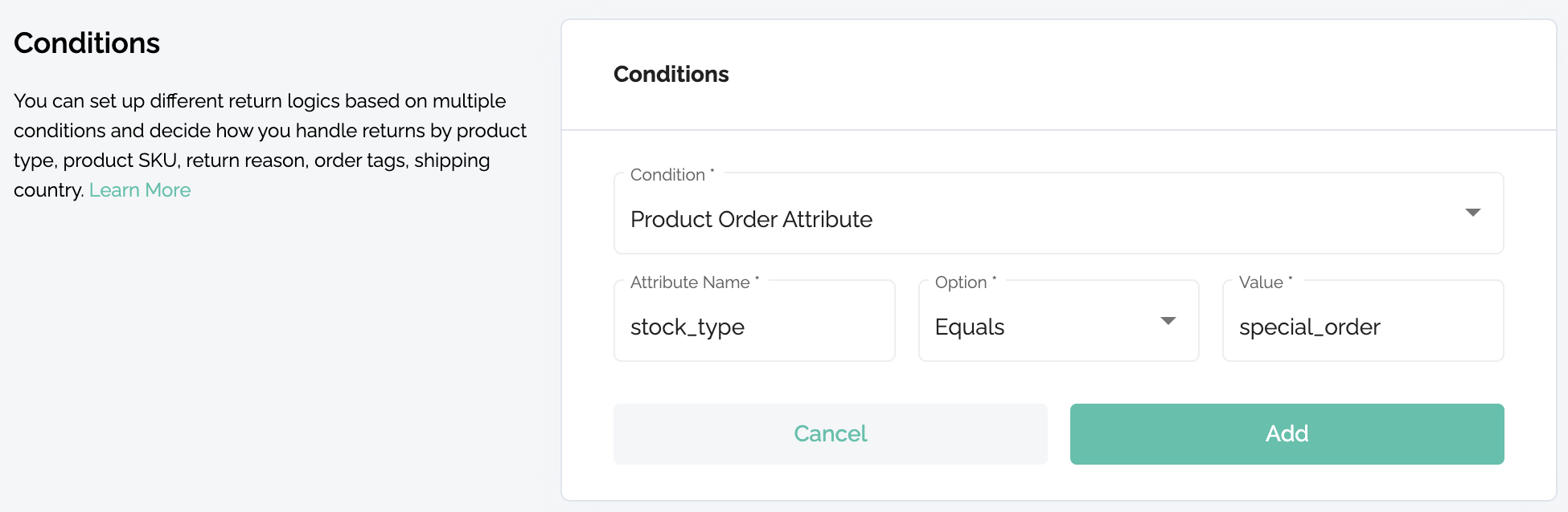 Allow exchanges for out of stock products