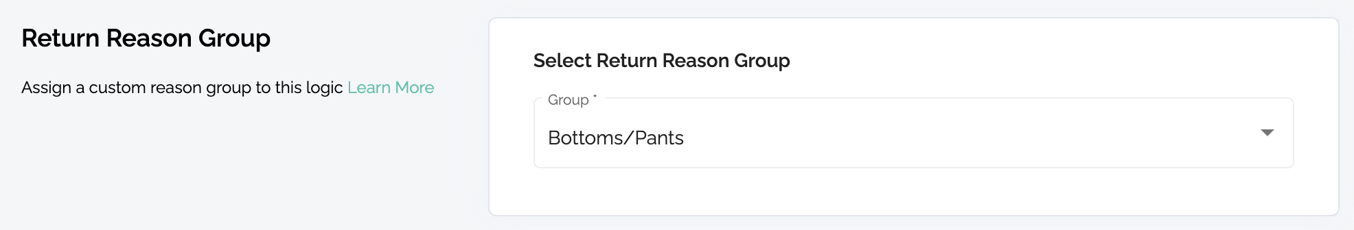 Collect return insights based on each product type