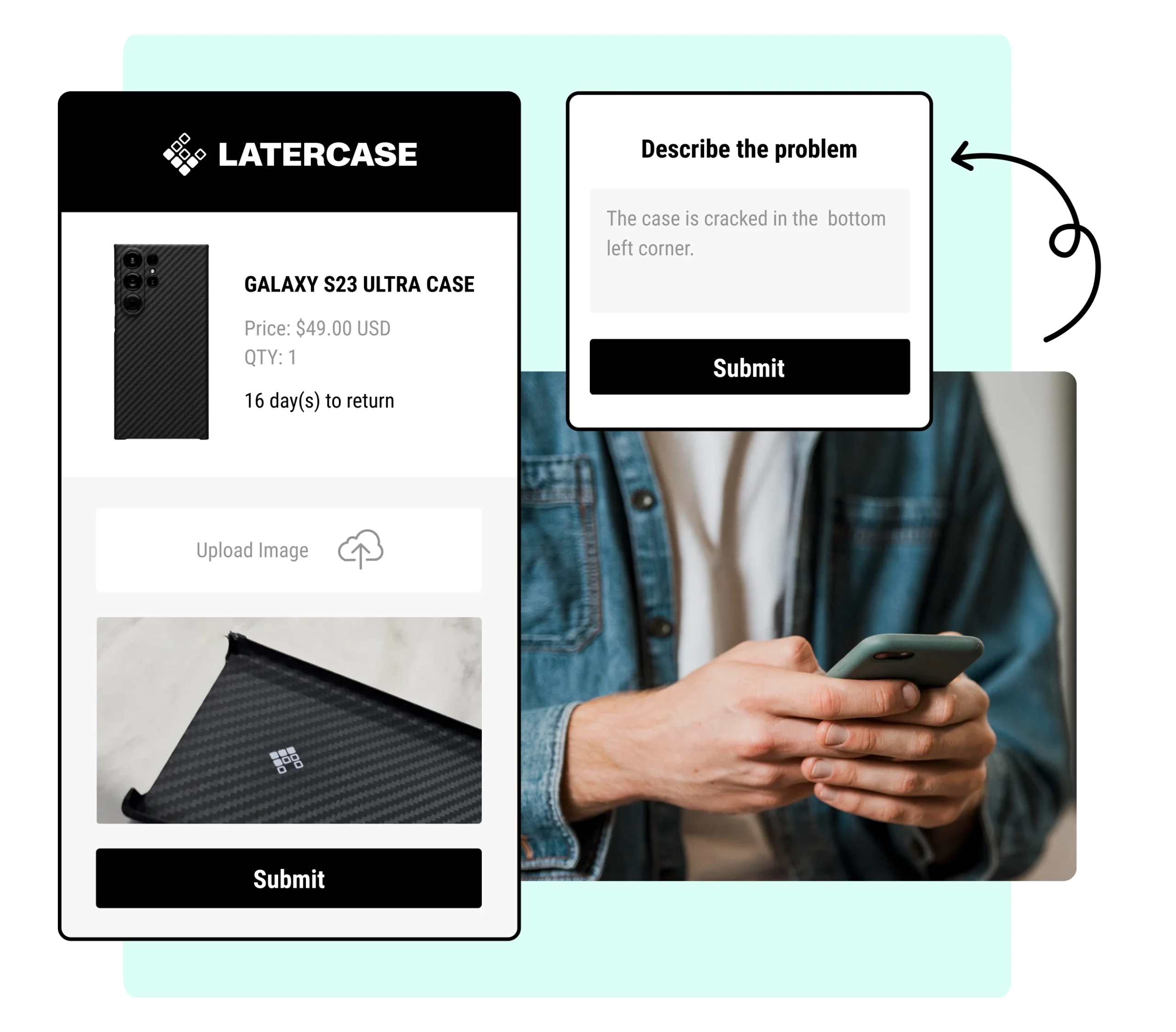 Collect Product Images and Feedback to automate returns management