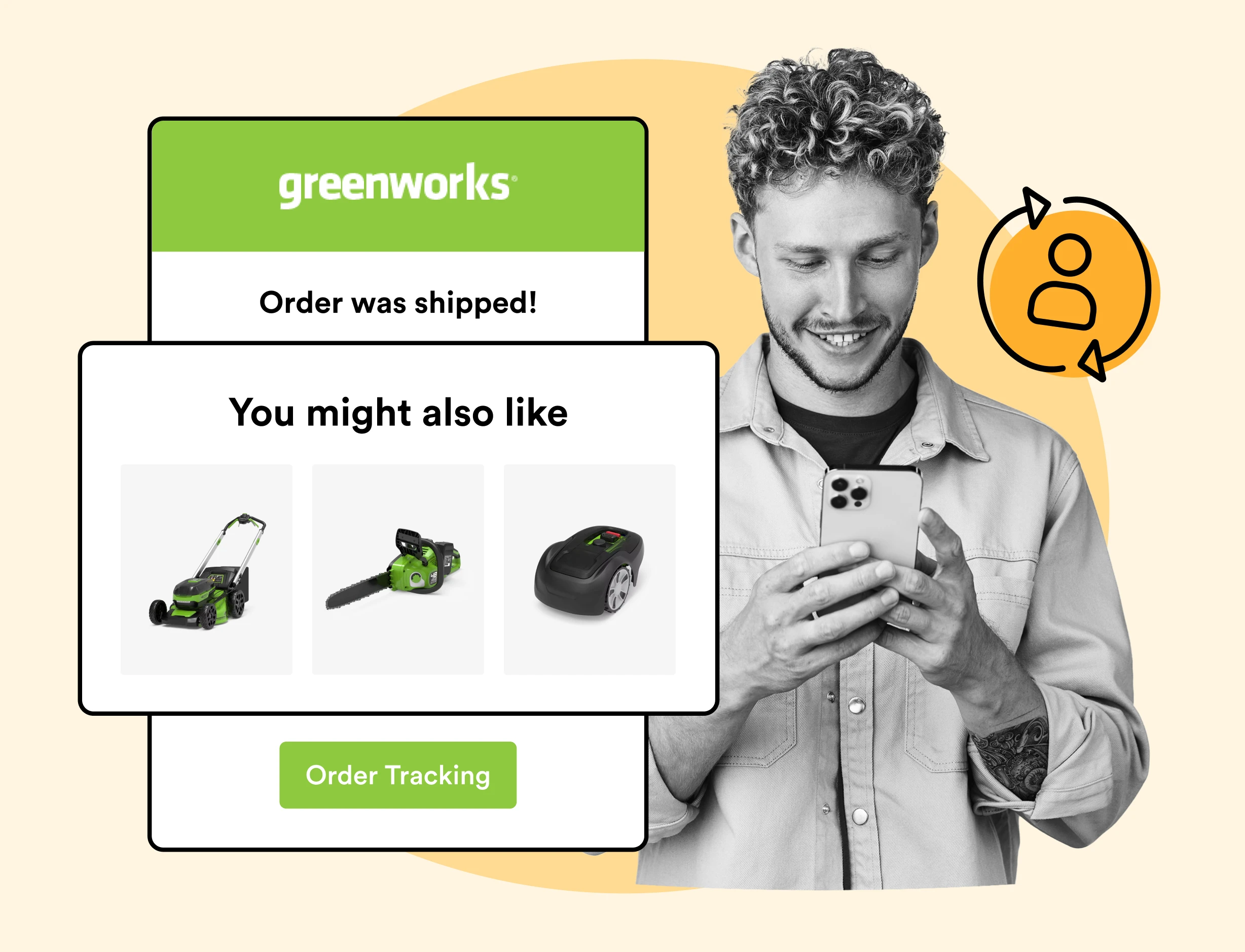 greenworks using WeSupply product recommendations