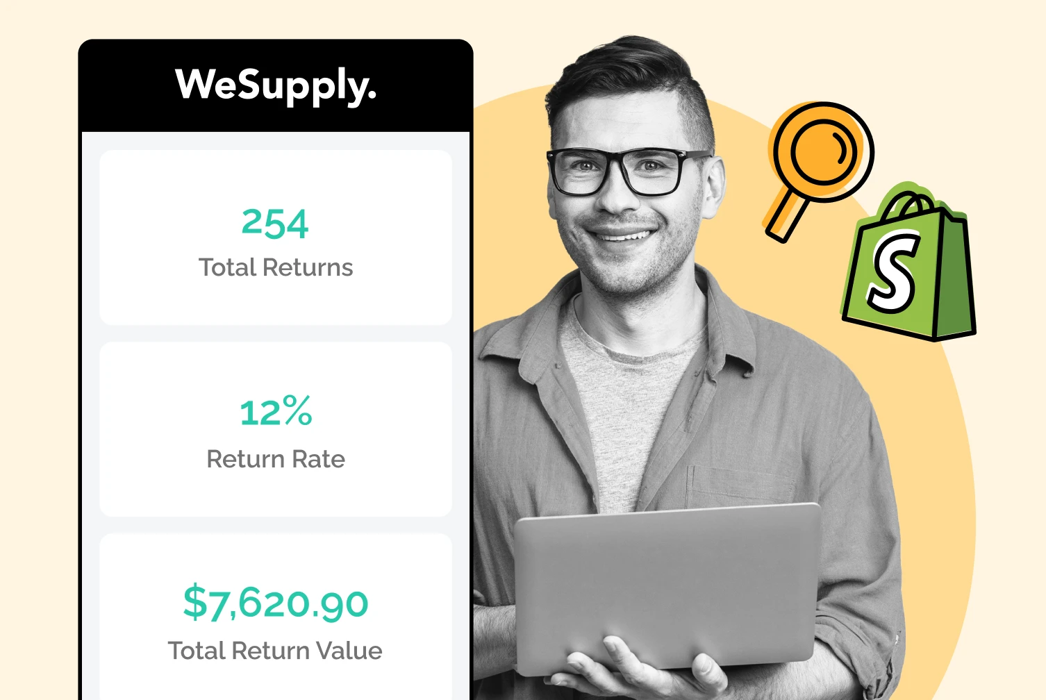 WeSupply return analytics dashboard