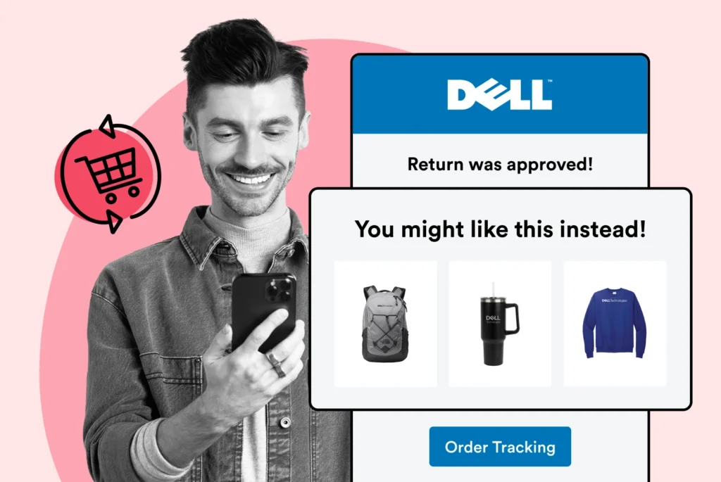 DELL using WeSupply recommended products on return notifications