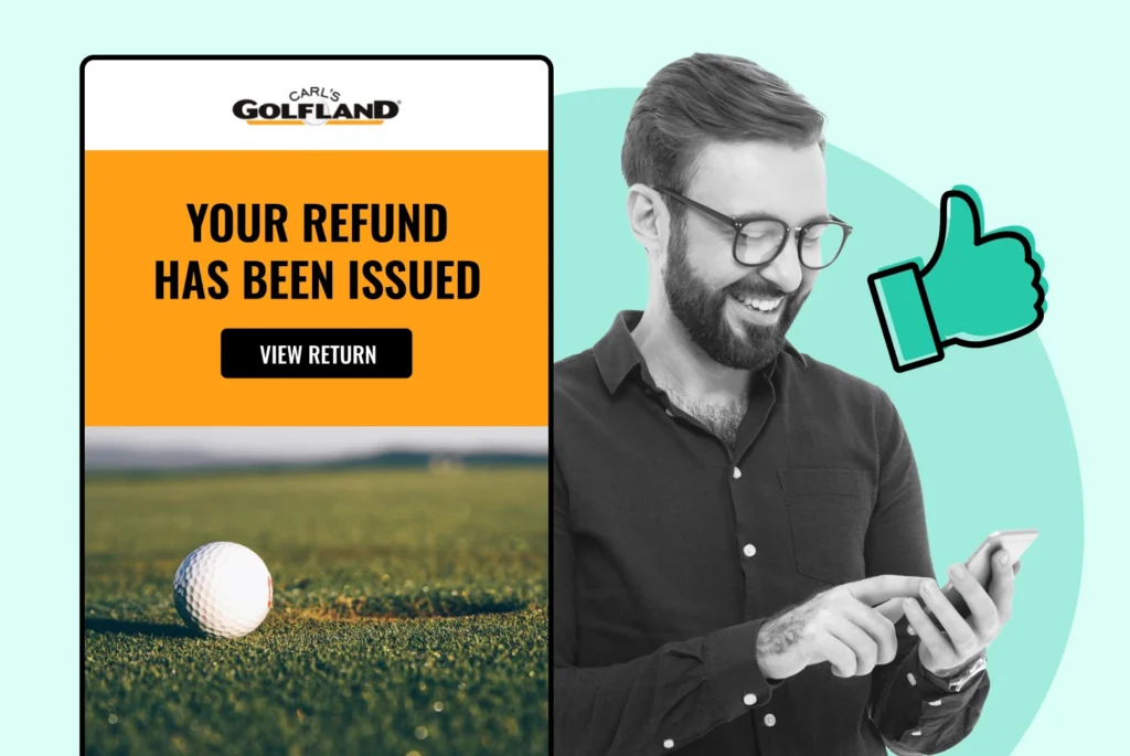 Carls Golfland using WeSupply Returns Notifications