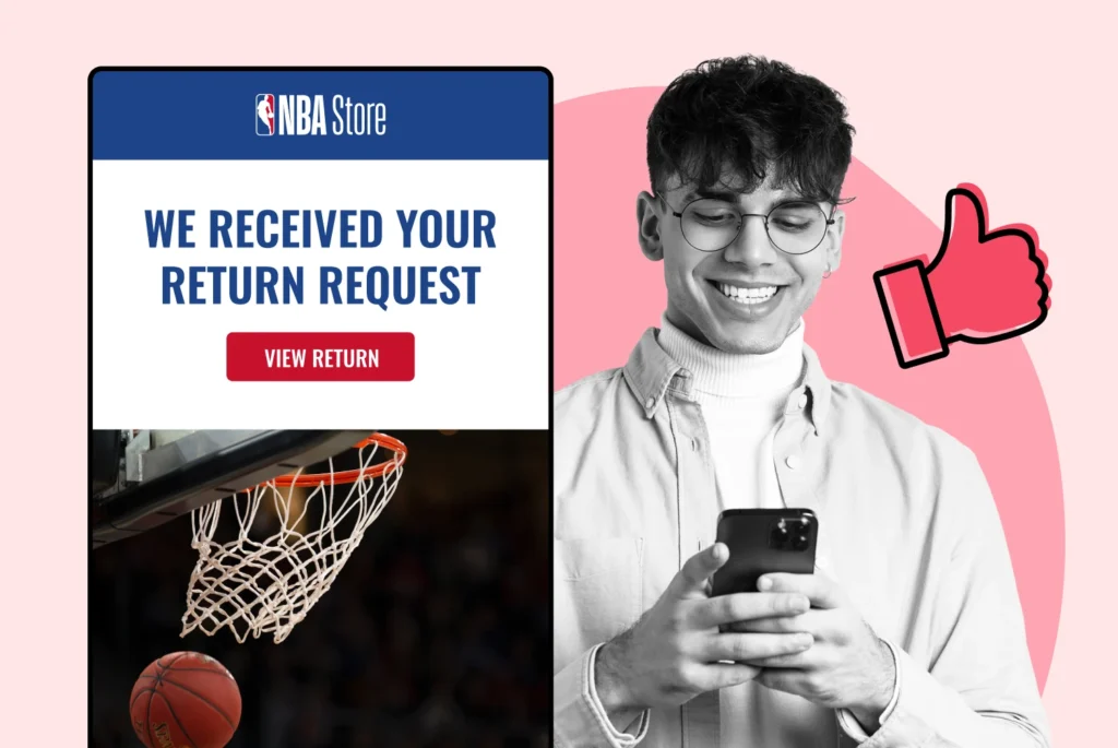 NBA using WeSupply return notifications