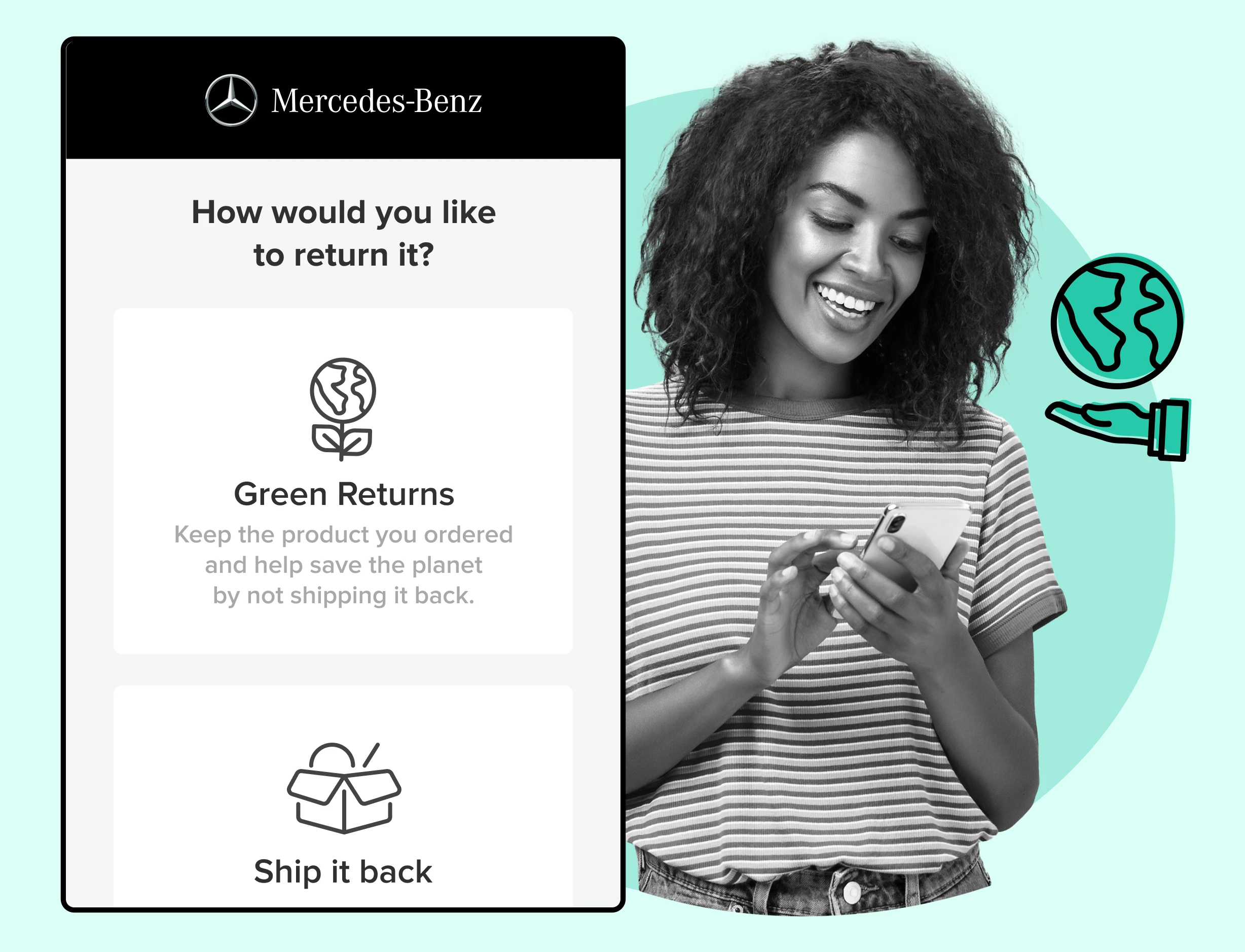 Mercedes Benz using WeSupply Green Returns