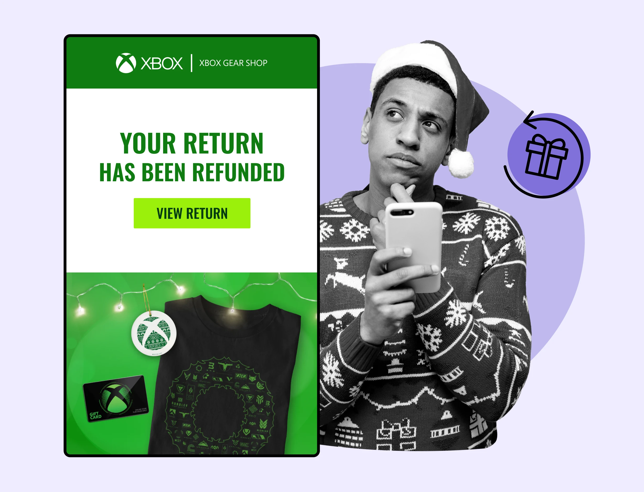 XBOX using WeSupply Return Notifications