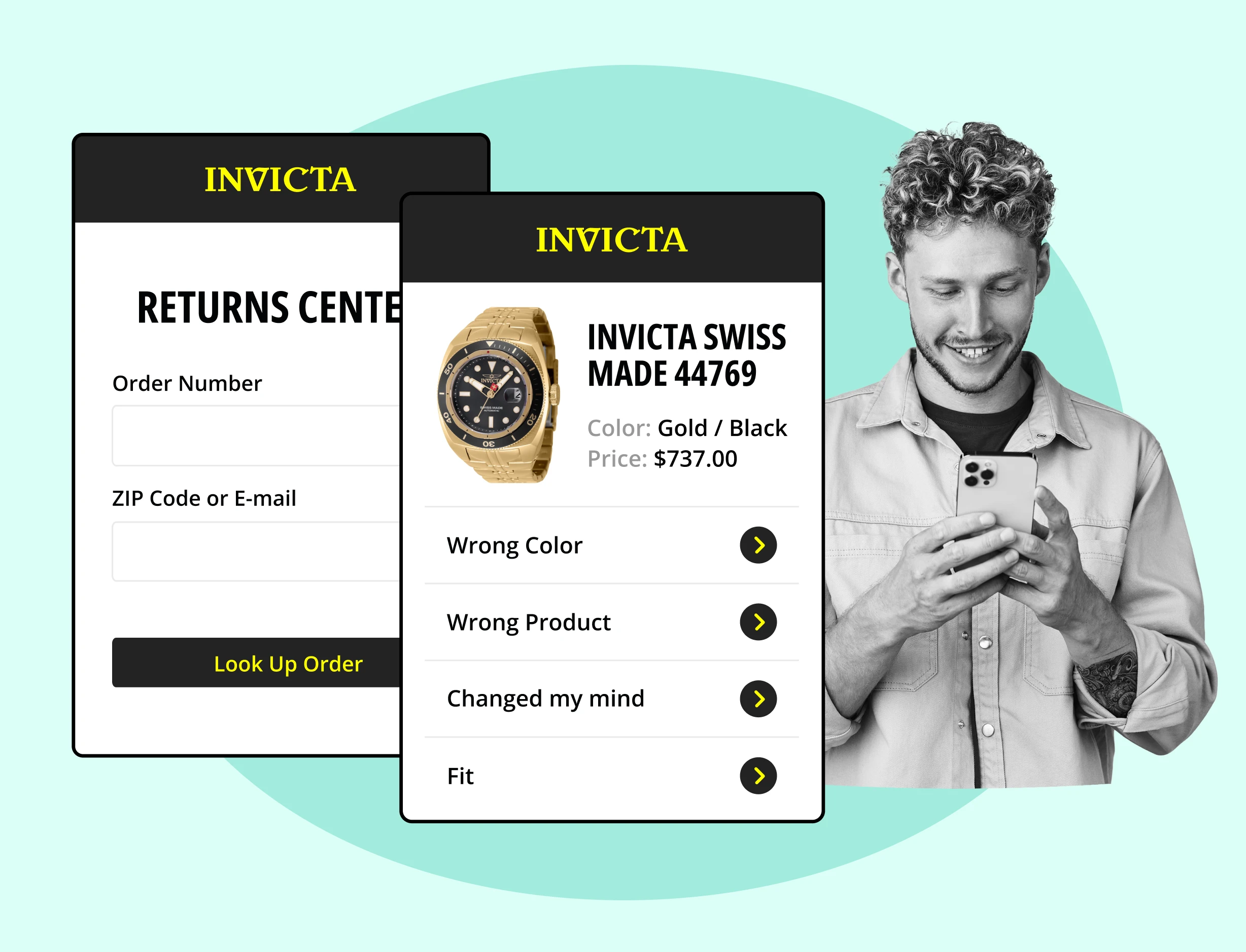 Invicta Watches using WeSupply Returns