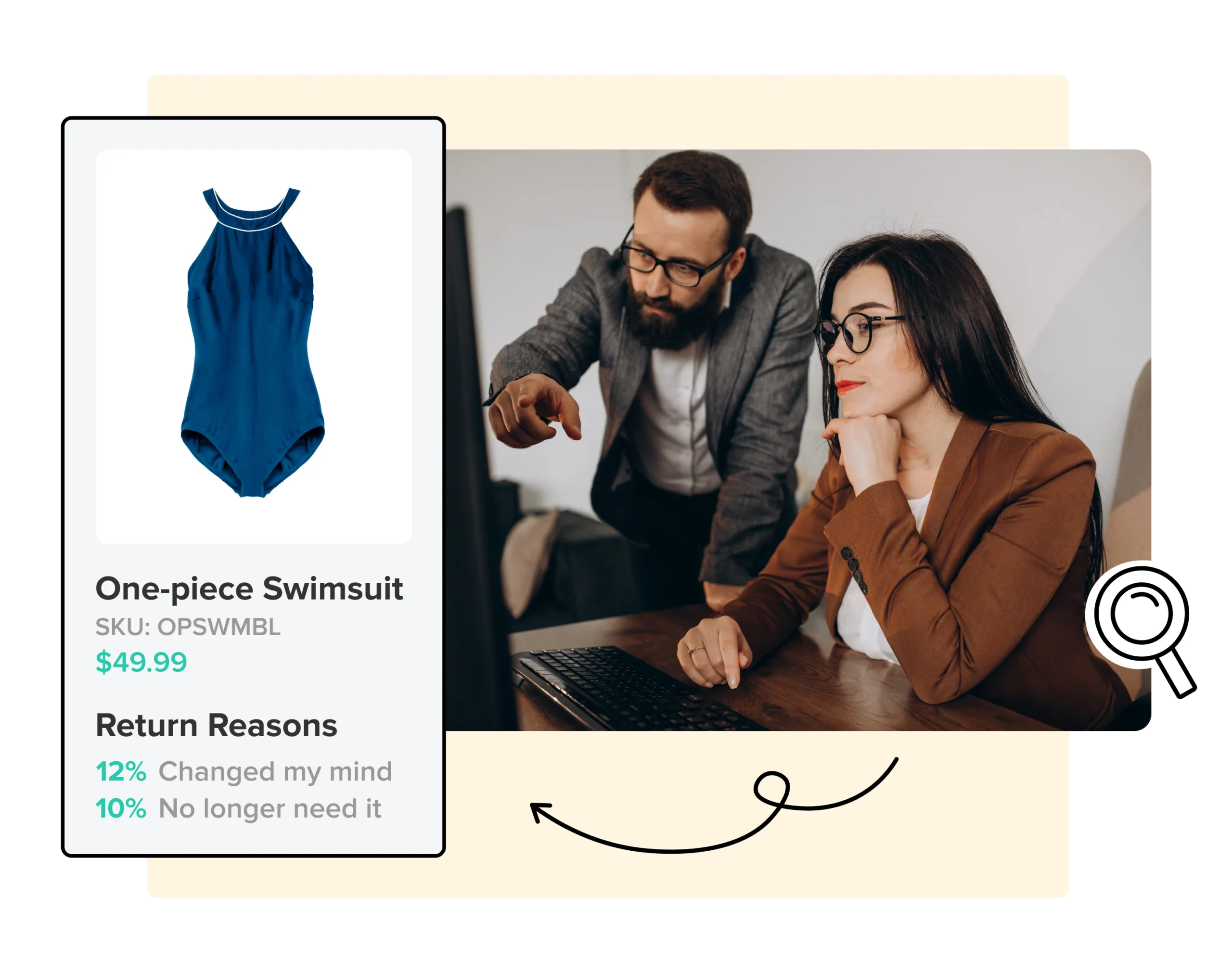 Returns Analytics for eCommerce Business - swimsuit
