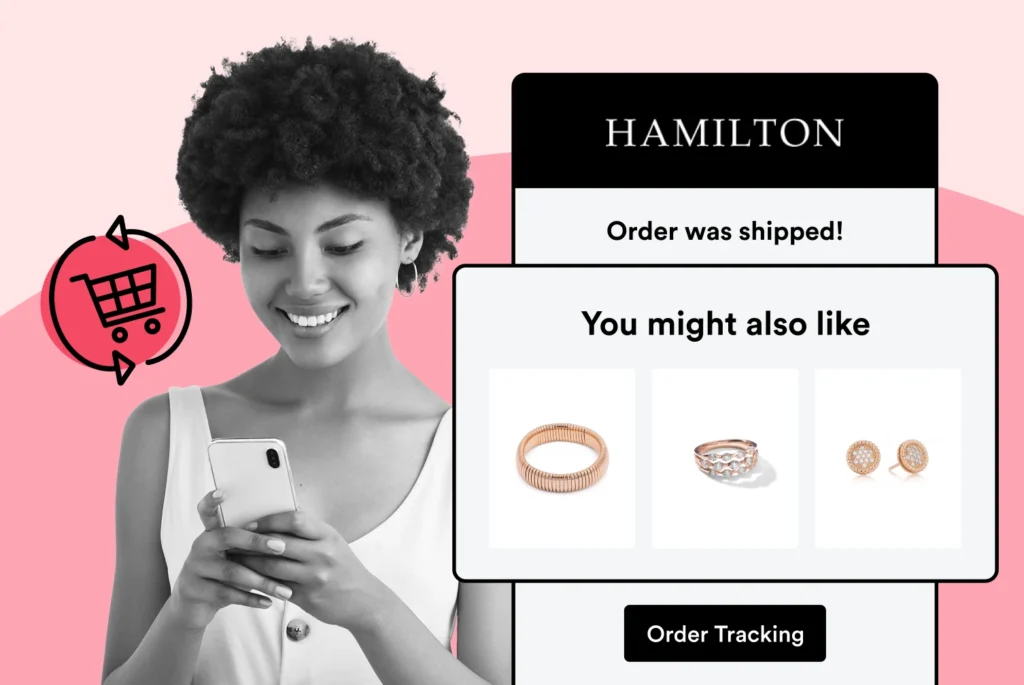 Hamilton Jewelers using WeSupply order status notifications and product recommendations
