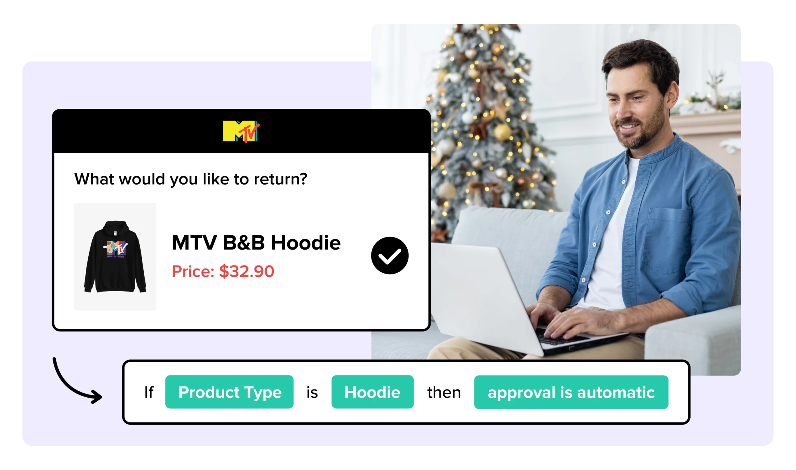 MTV using WeSupply automated returns