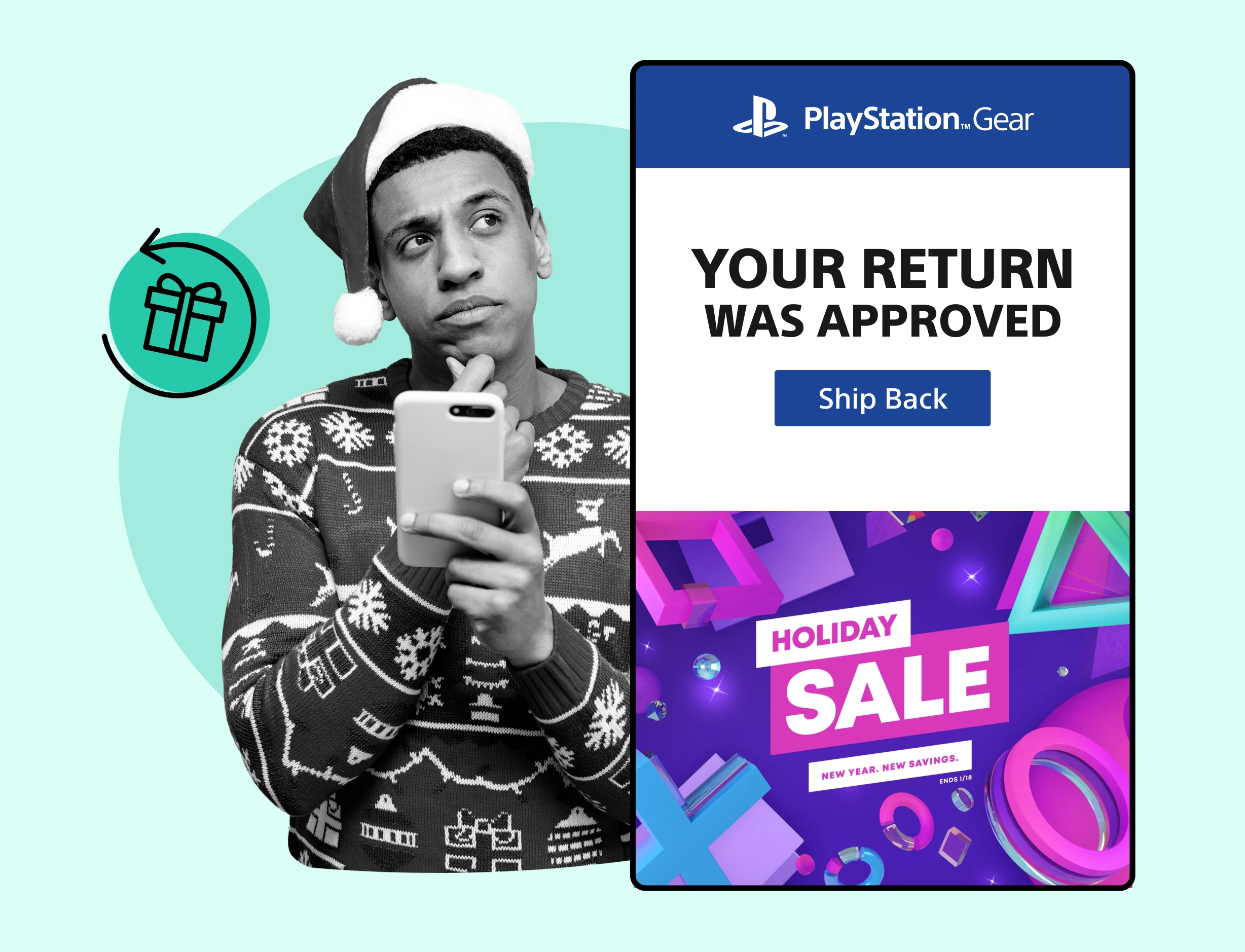 PlayStation using WeSupply return notifications to promote Black Friday campaign