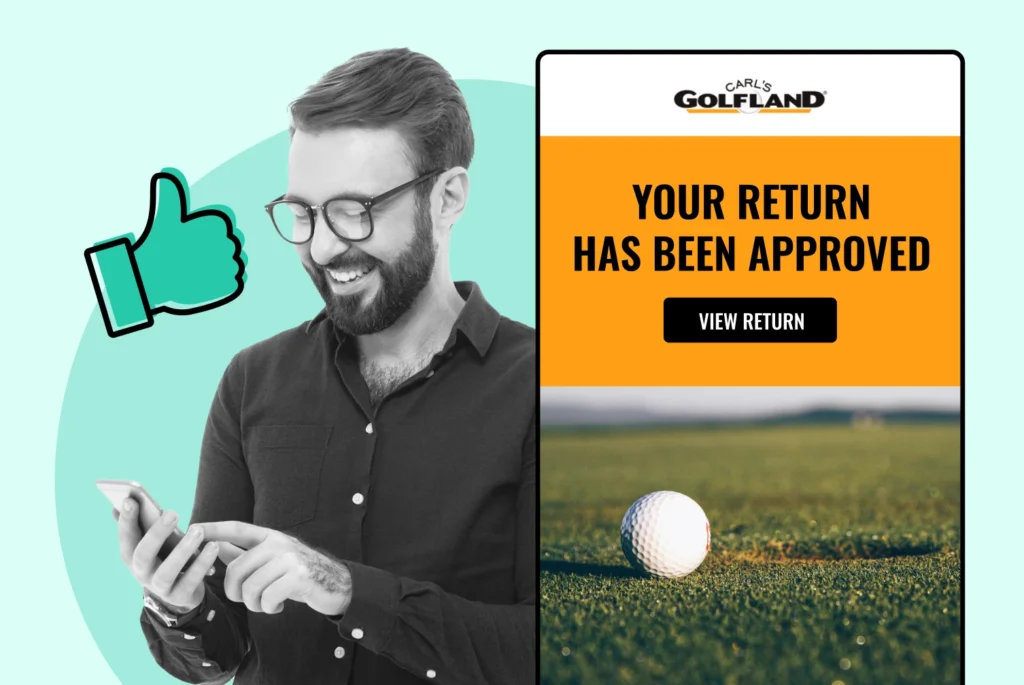 Carls Golfland using WeSupply return notifications