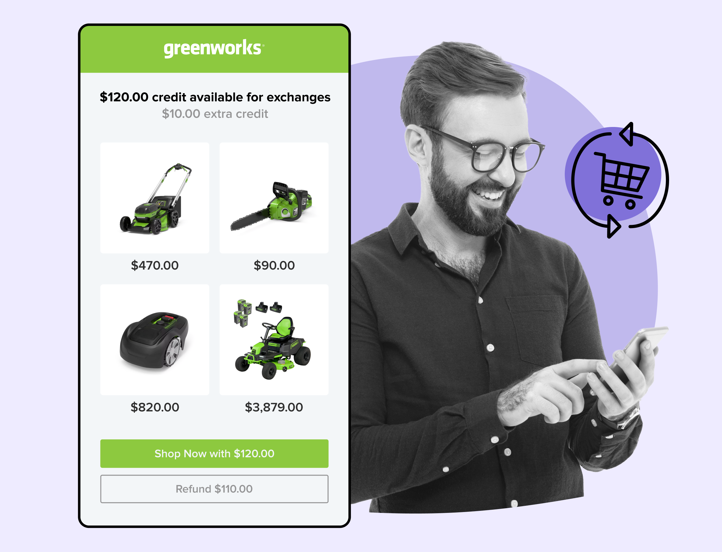 Greenworks using WeSupply exchanges