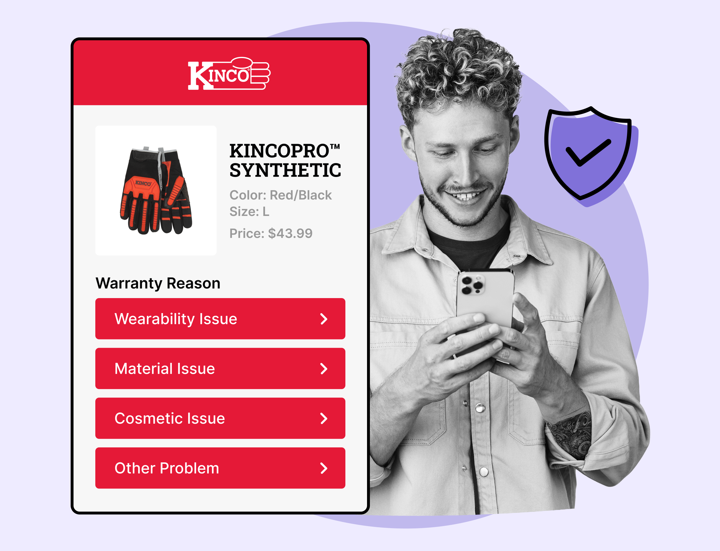 Kinco using WeSupply Warranty Flow