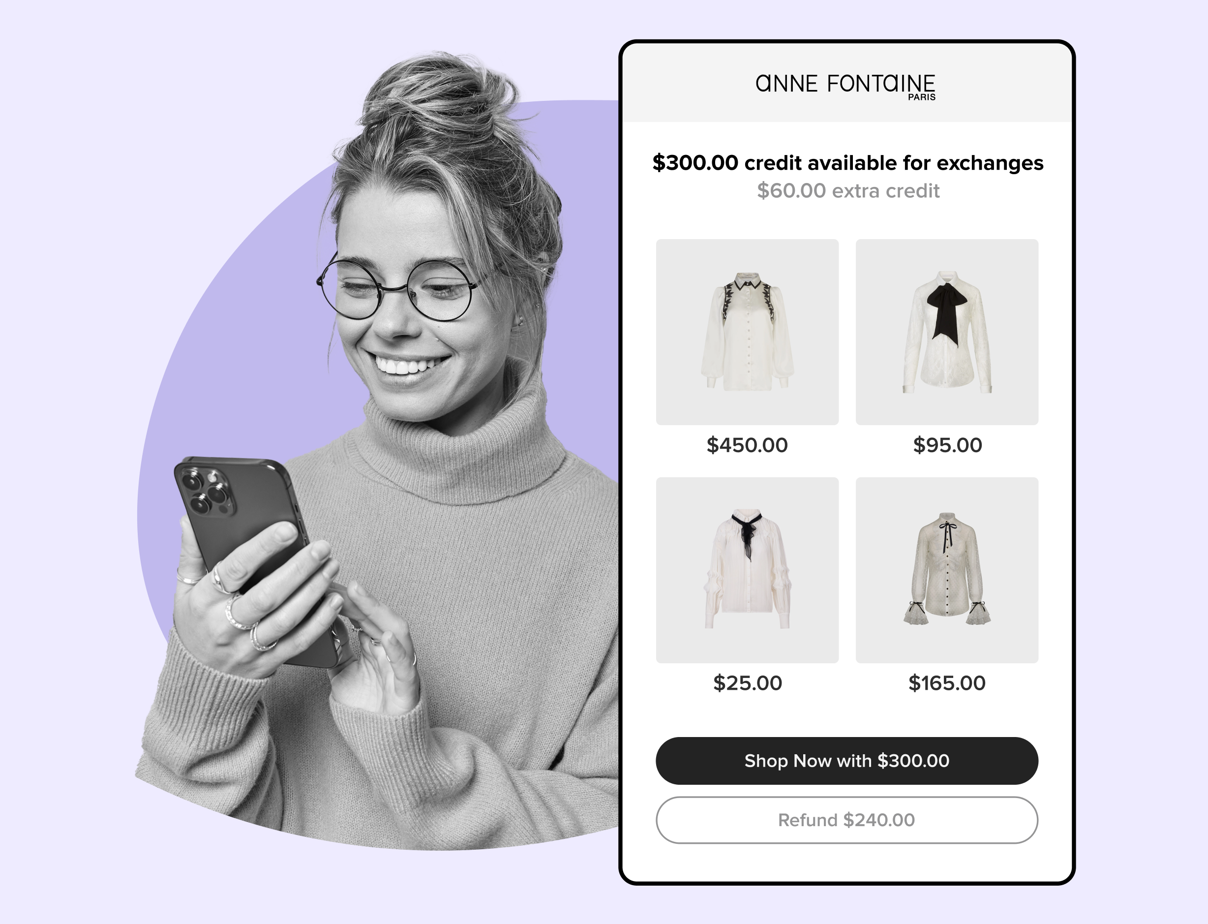 Anne Fontaine using WeSupply exchanges