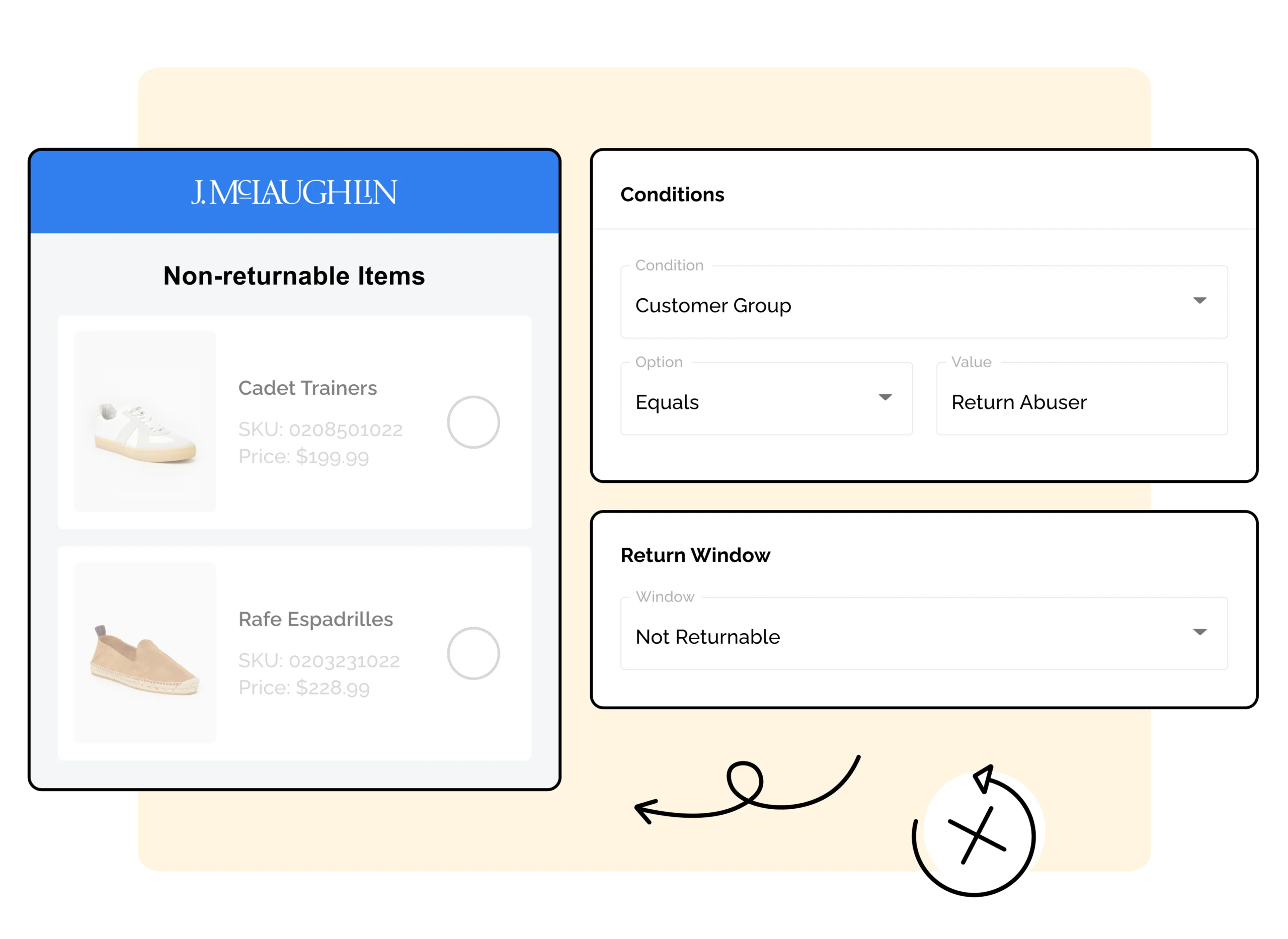 JMcLaughlin using WeSupply return rules to prevent return abuse