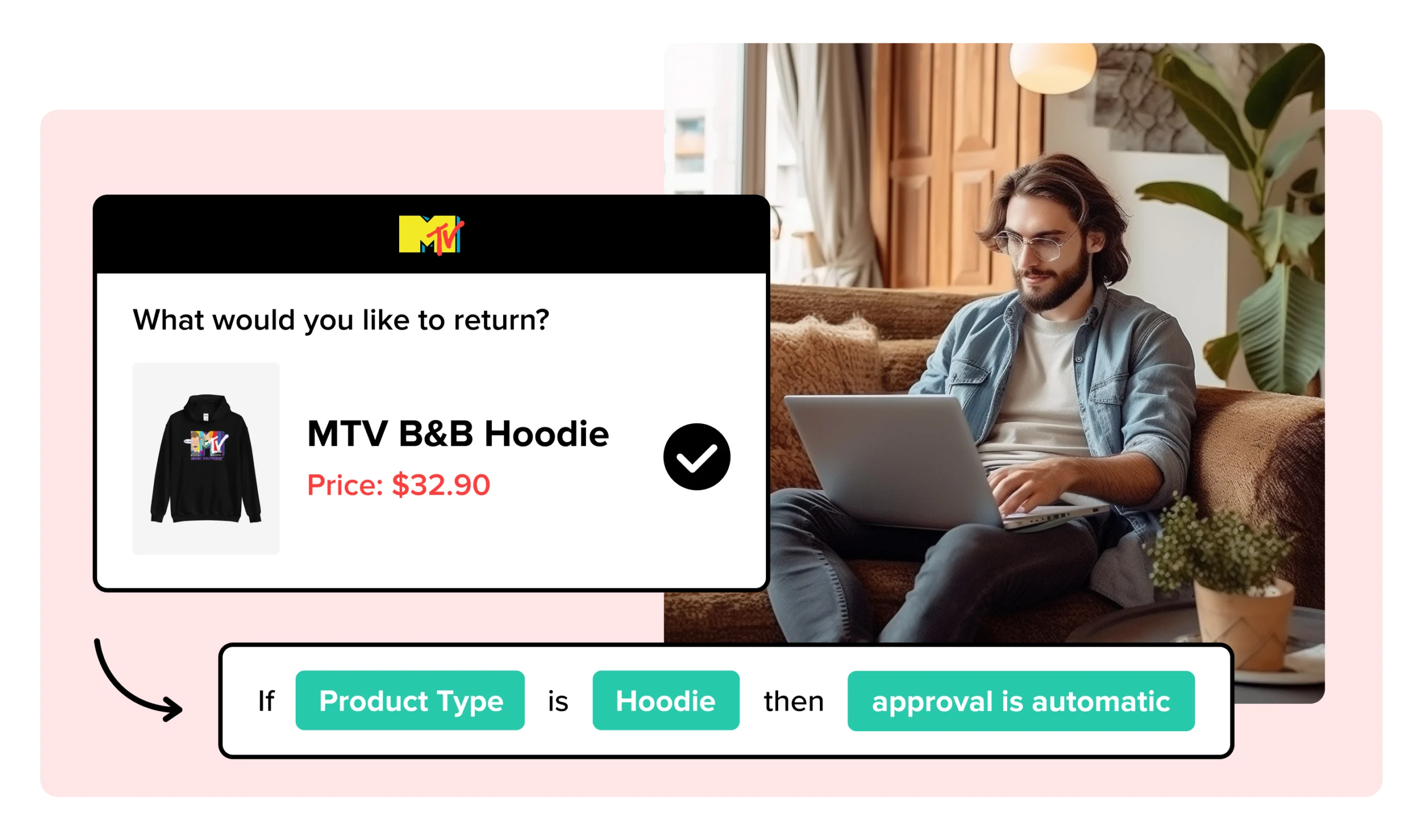 MTV using WeSupply automated returns