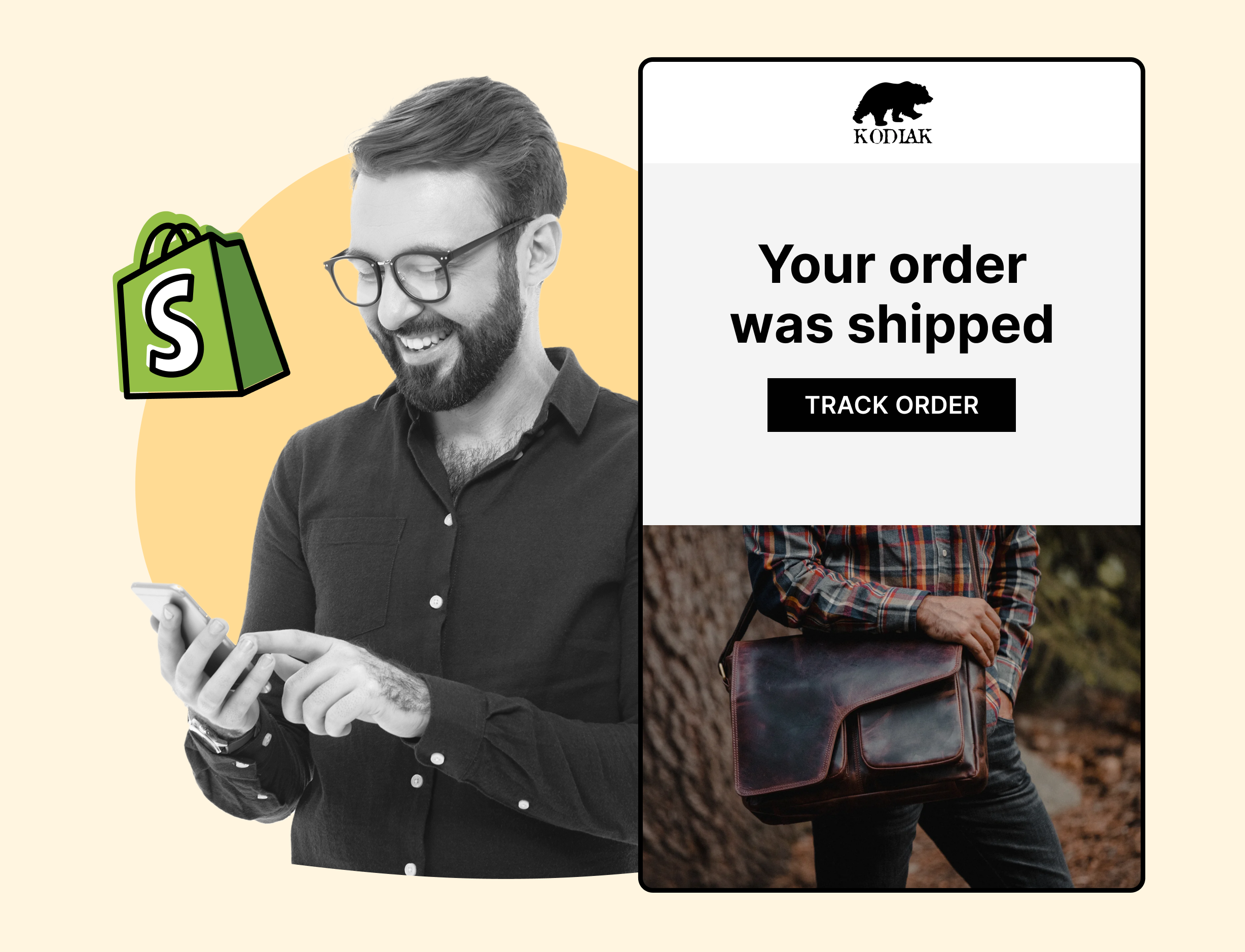 Kodiak Leather using WeSupply post purchase notifications