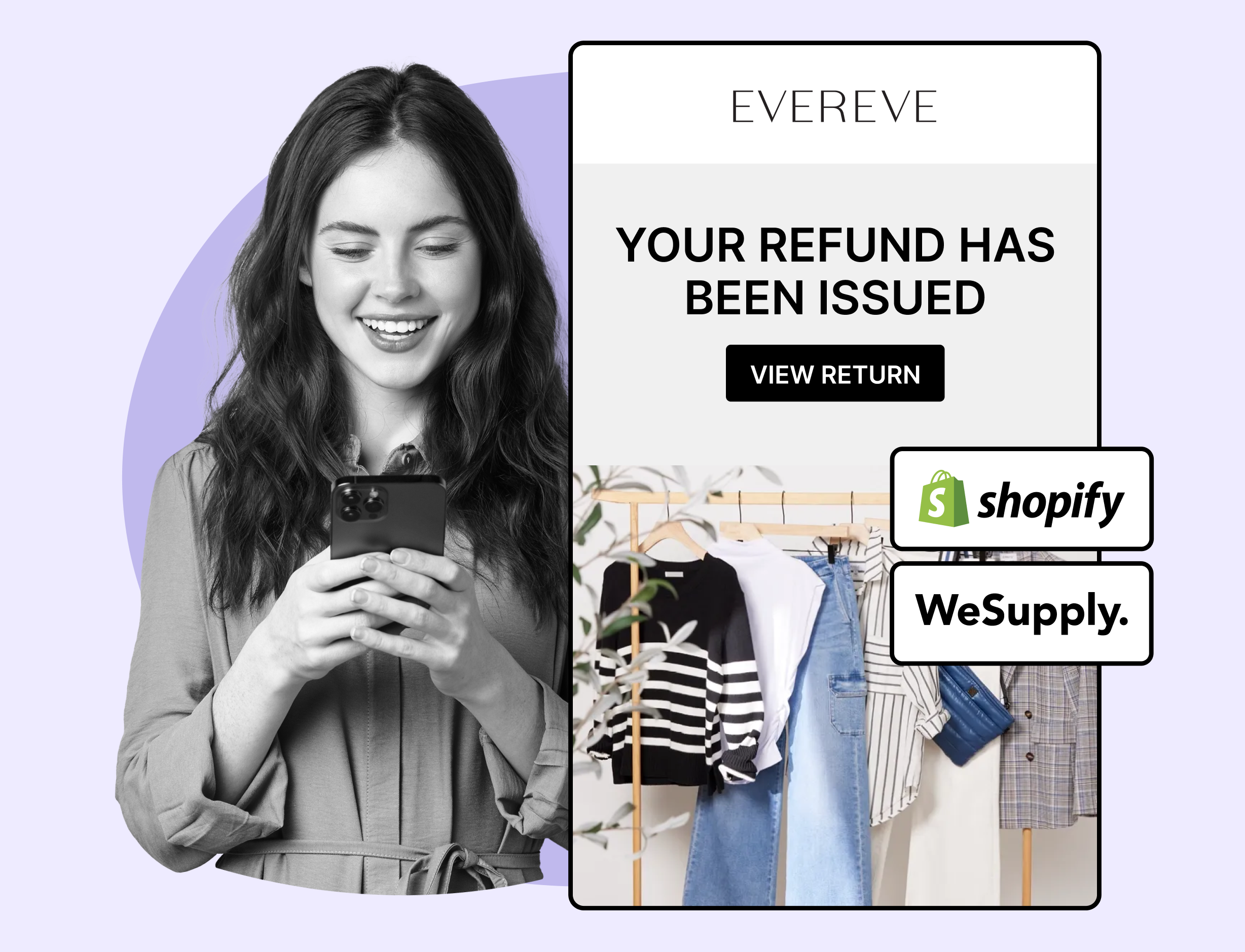 Evereve using WeSupply returns