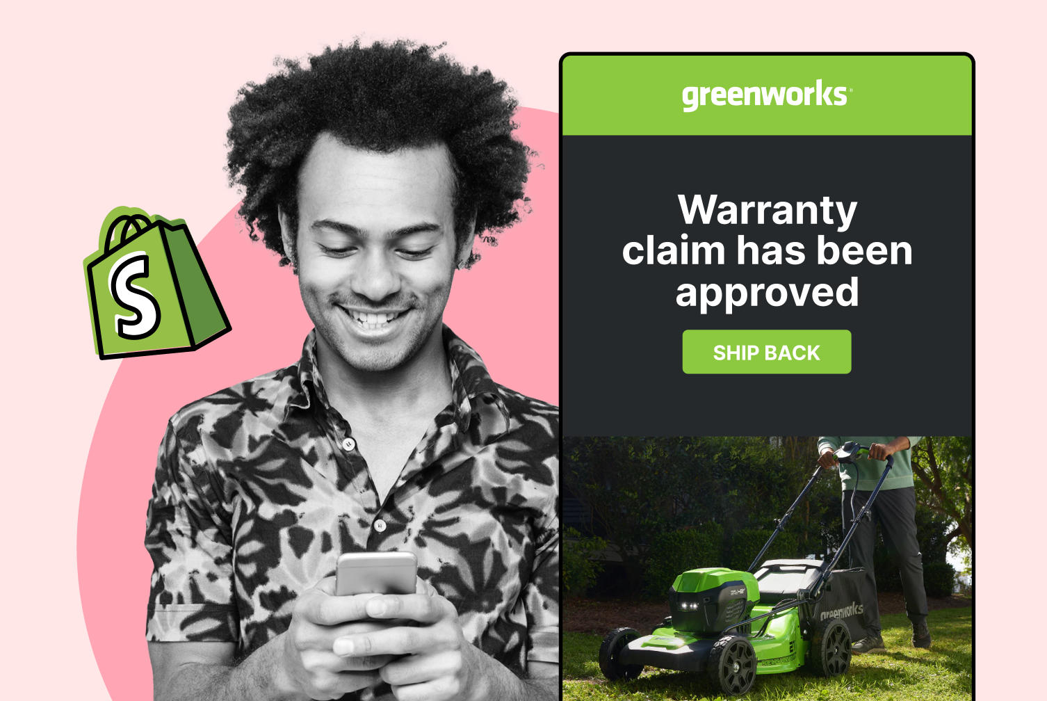 Greenworks using WeSupply warranty notifications
