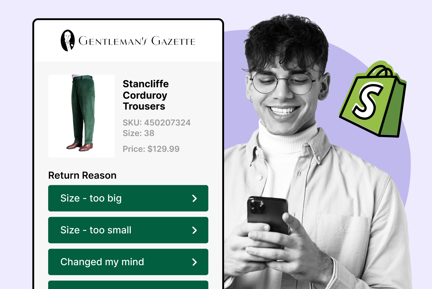 Gentlemans Gazette using WeSupply returns