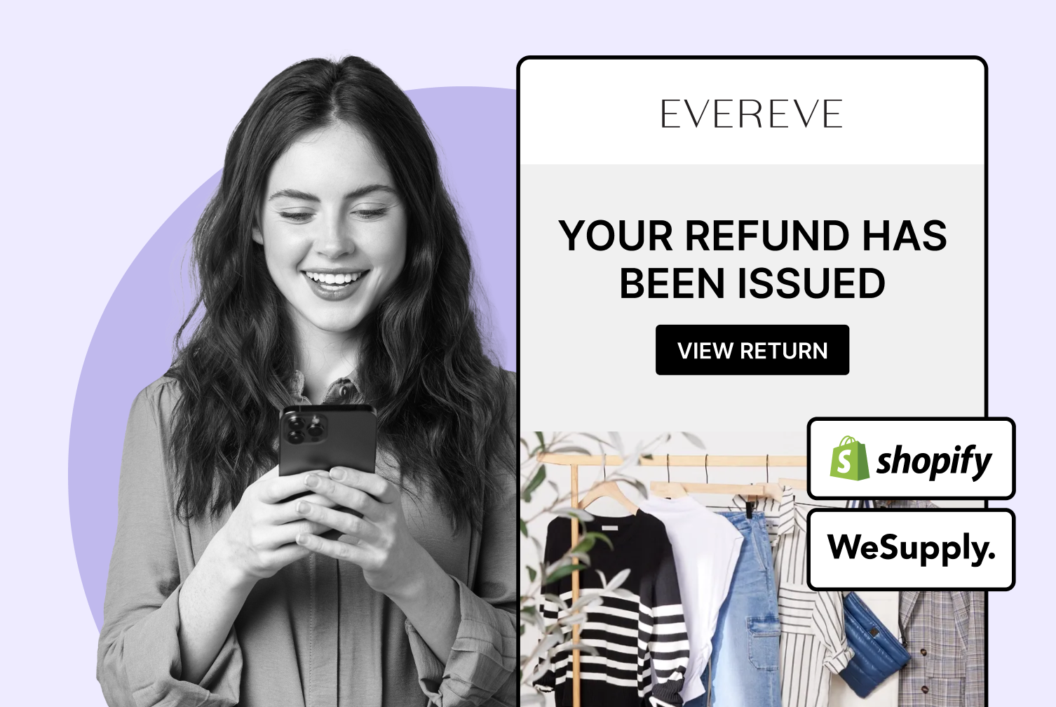 Evereve using WeSupply returns