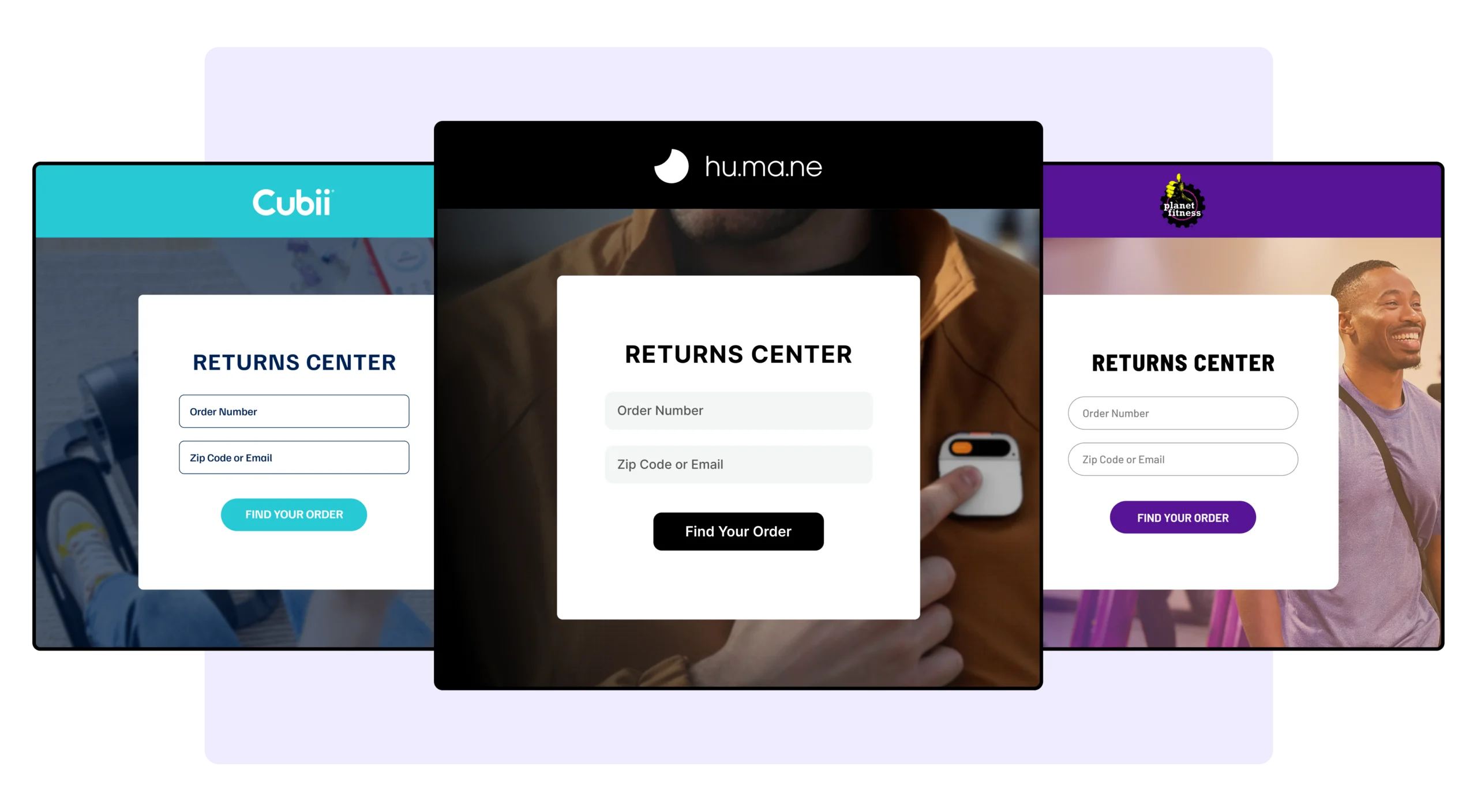 Cubii Humane Planet Fitness using WeSupply branded return center